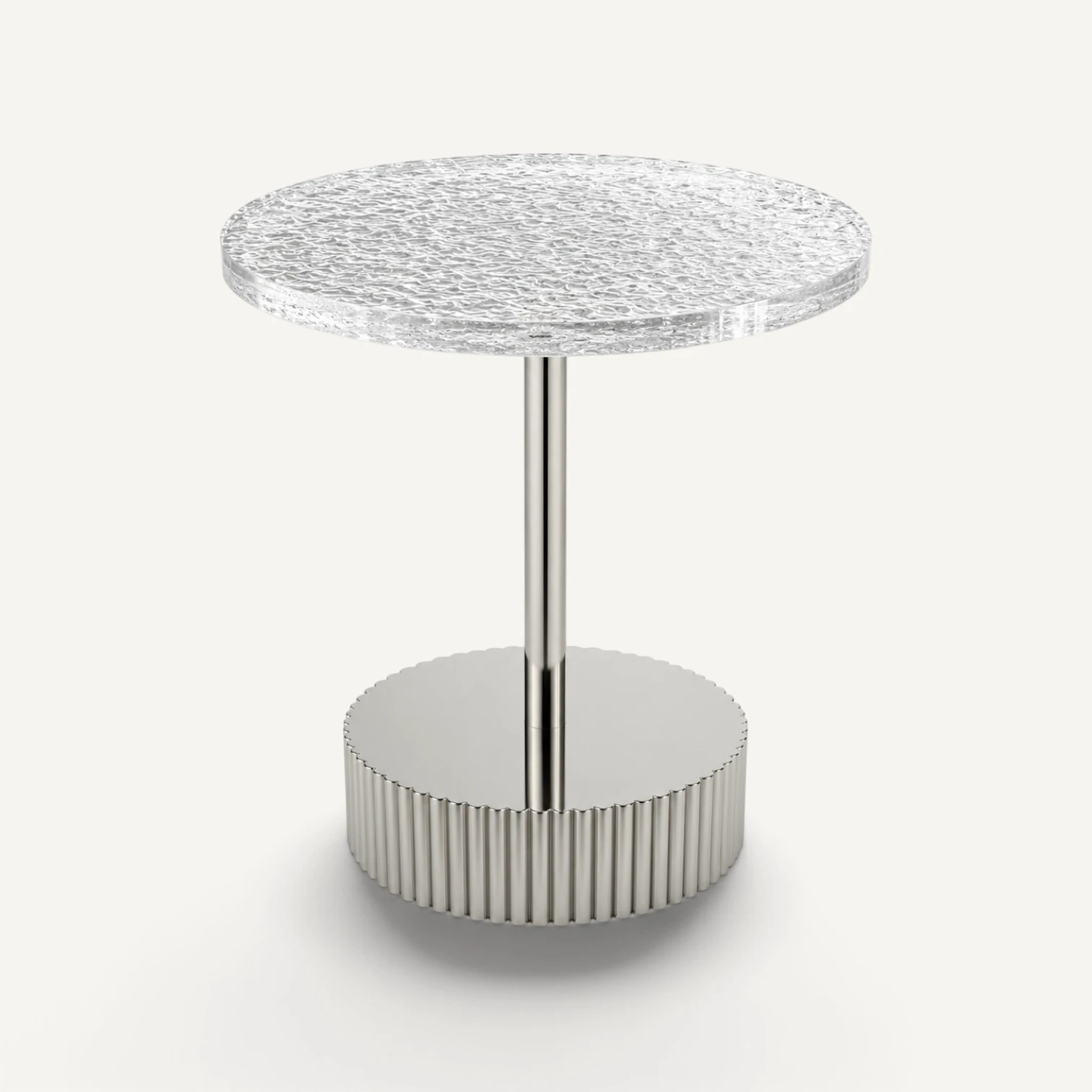 Mesa de centro Acrílico Corrugado — Pequeña